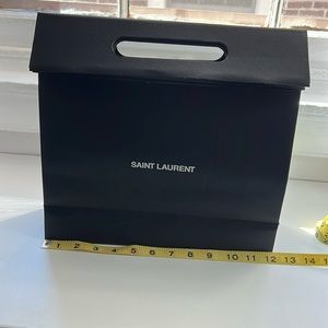 Saint Laurent paper, shopping bag